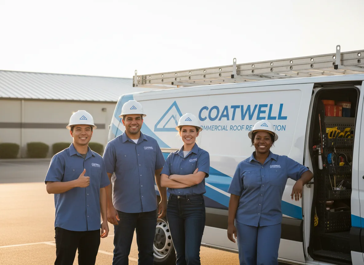 Commercial roof coating company in Clark, CO
